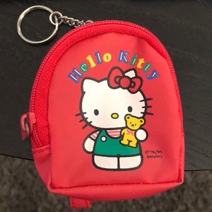 Vintage Hello Kitty mini backpack keychain